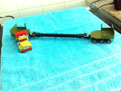 Mack siku bridge - siku, transporter